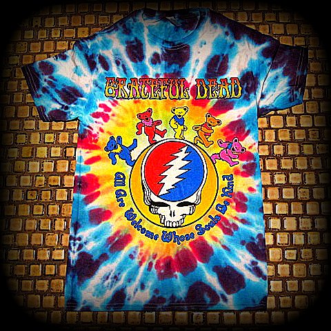 GRATEFUL DEAD - Dancing Bears - Tie Dye T-Shirt